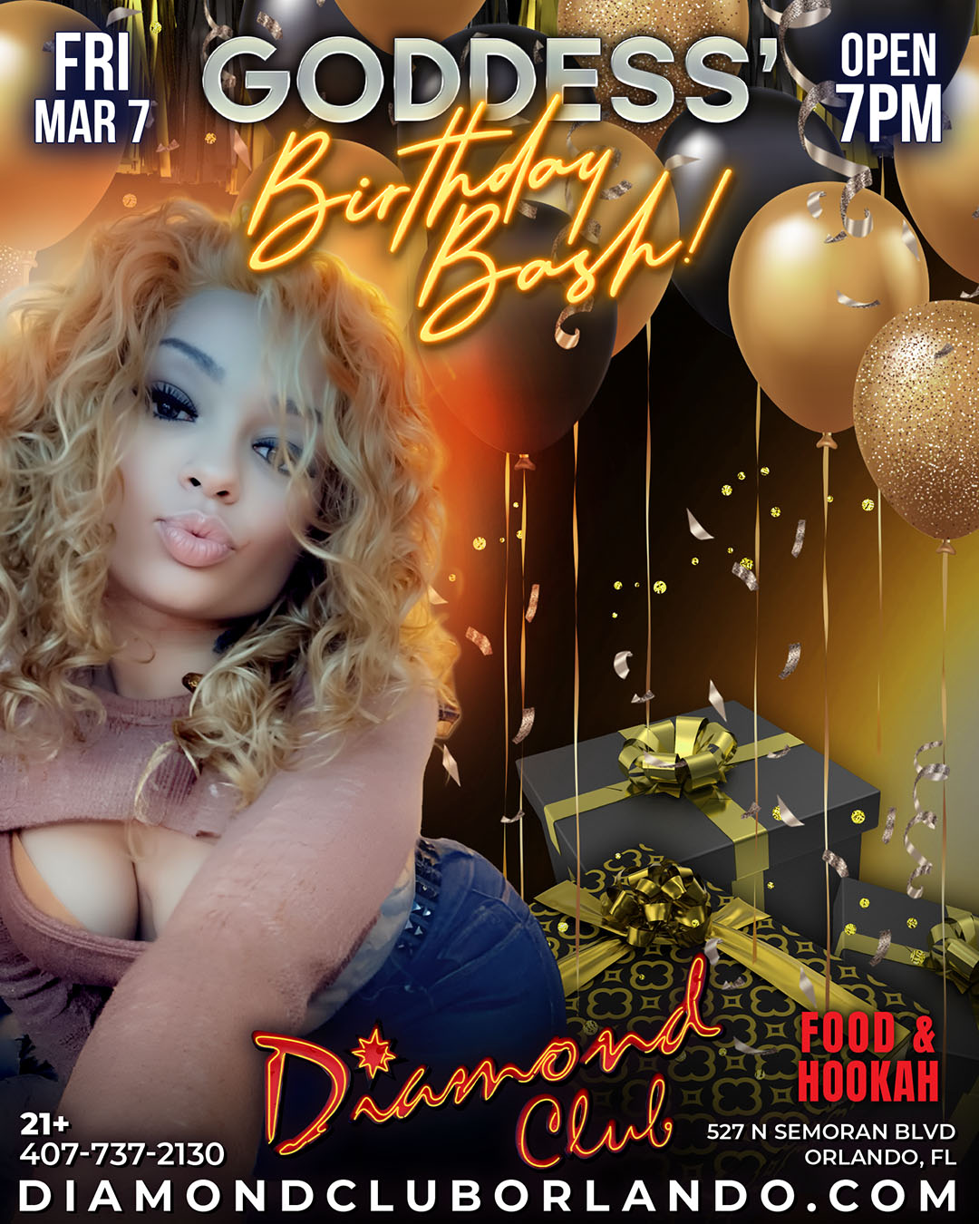 Goddess' Birthday Bash at Diamond club