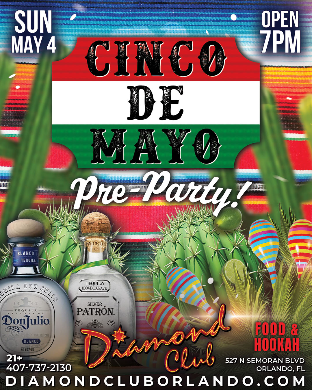Diamond cinco De Mayo Party