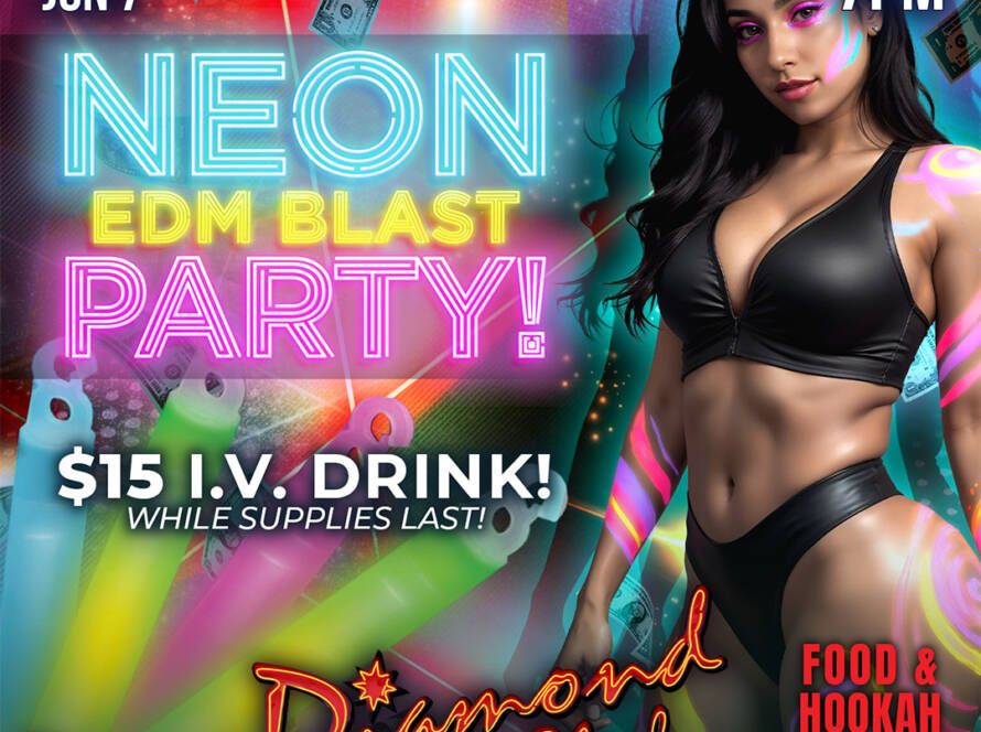 Diamond club Neon EDM party