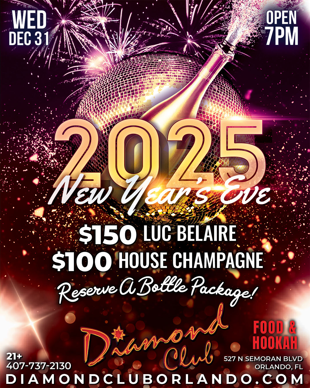 new year's eve at diamond club