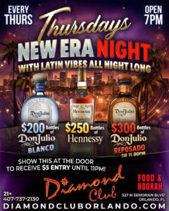 thursday new era night at Diamond club