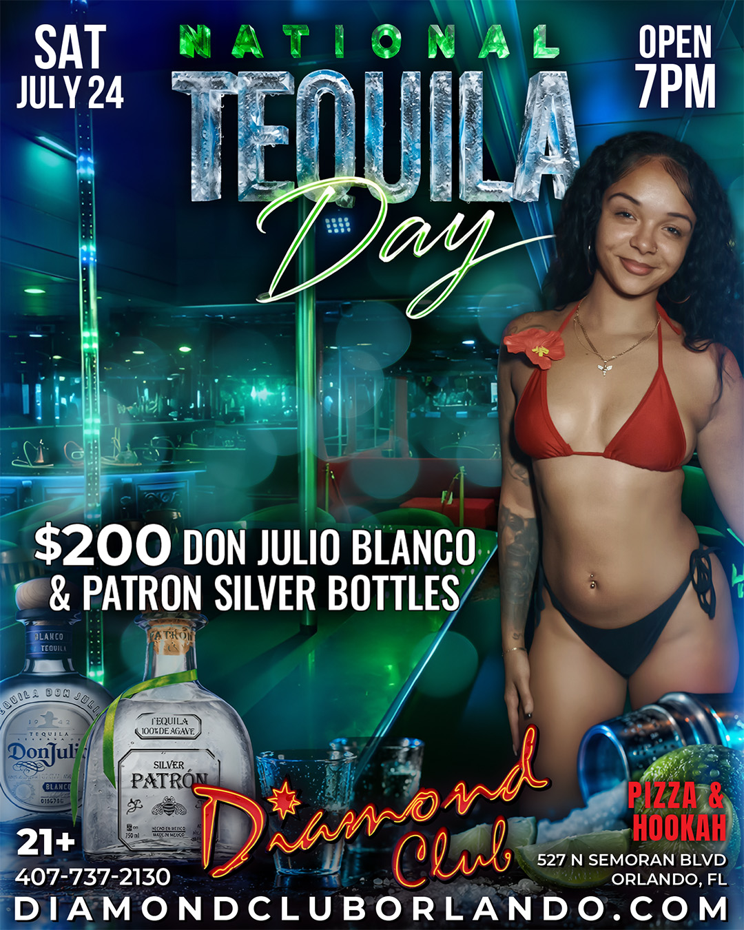 national tequila day at diamond club orlando