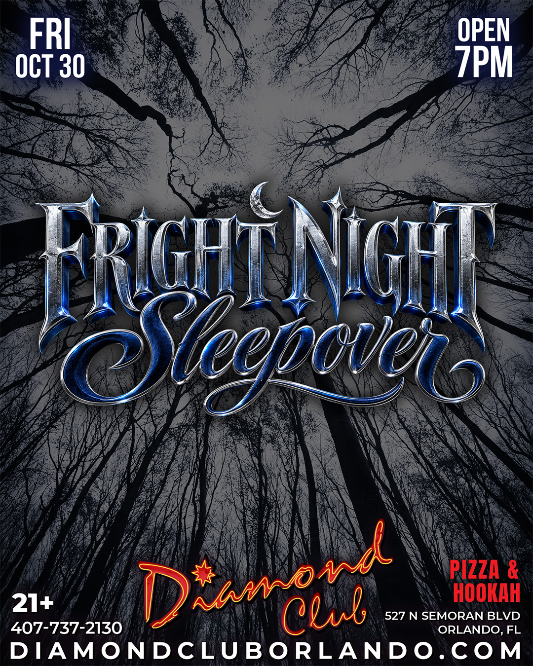 fright night sleepover party