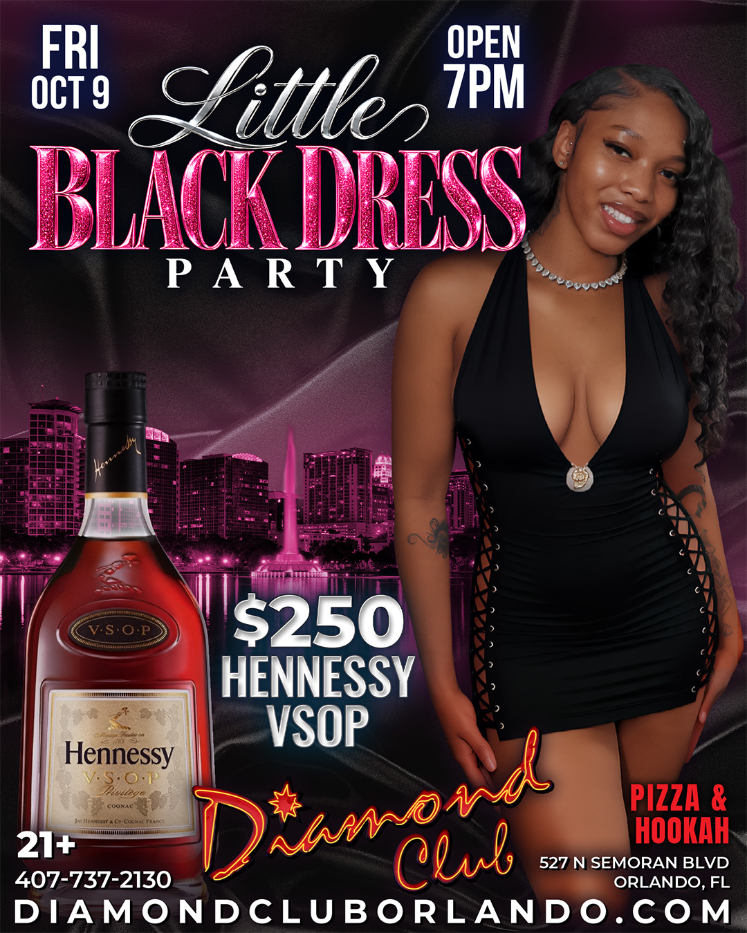 little black dress party