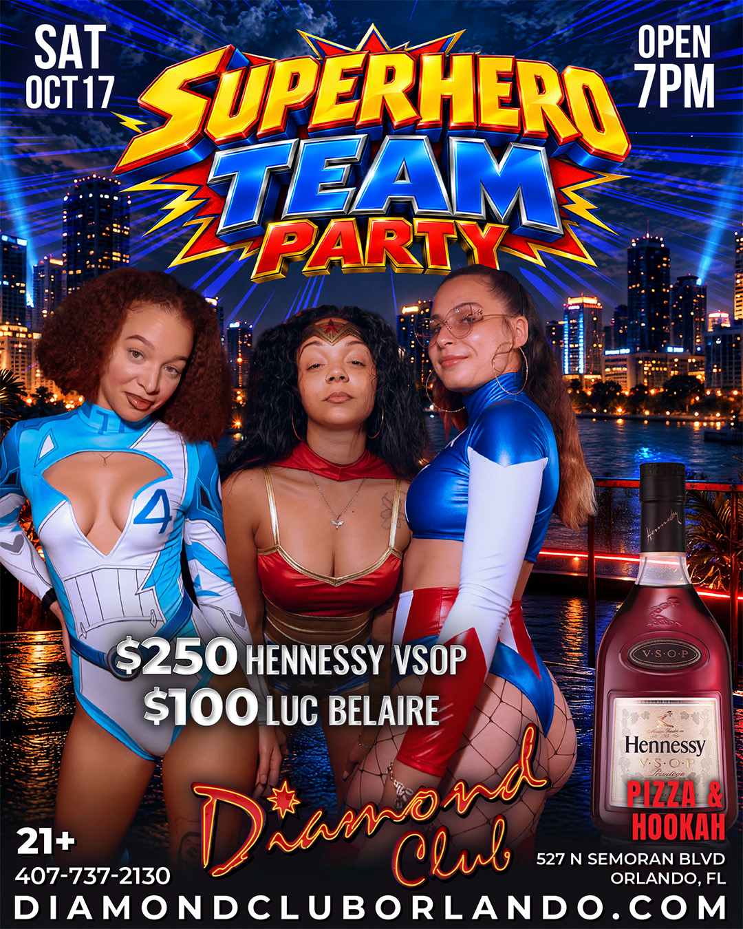 superhero team party