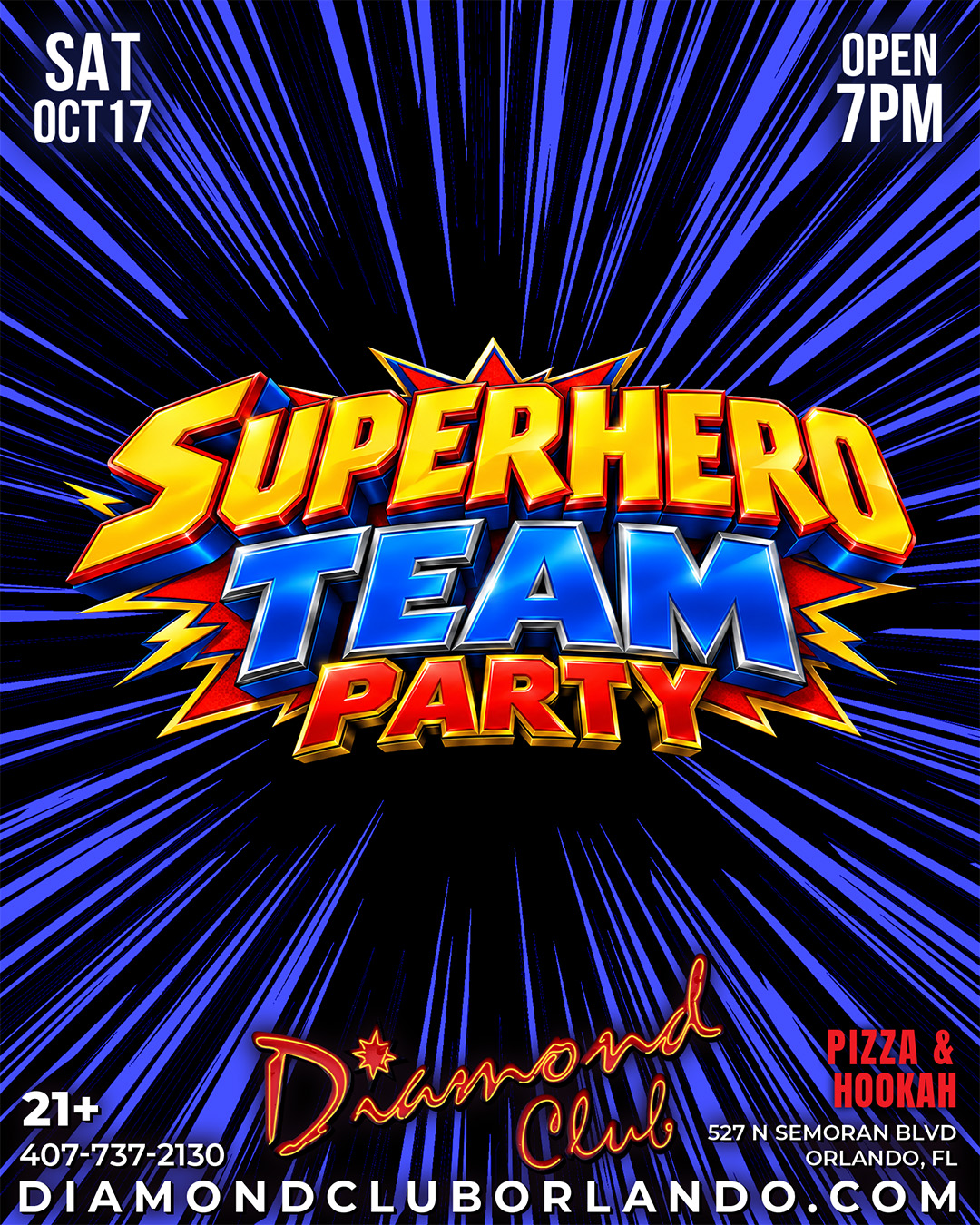 superhero team party